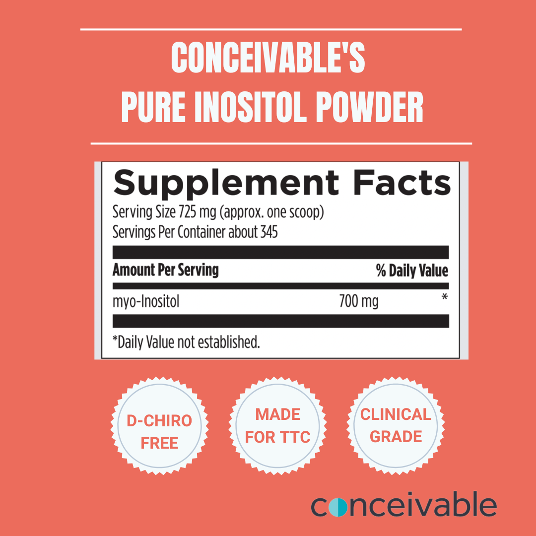 Pure Myo Premium Inositol Powder – 3 Month Supply | Conceivable